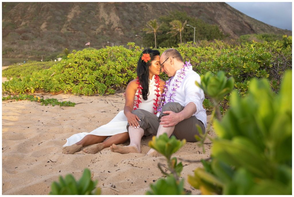 Sandy Beach Engagement Session sky and reef photography