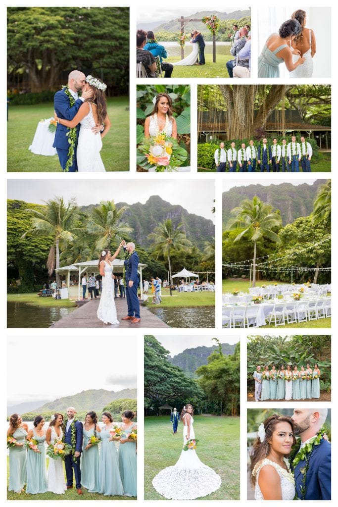 Our Oahu wedding at Paliku Gardens - Laura Watson Photography